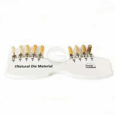 Dental Teeth Shade Guide Bleach Abutment Porcelain Natural Die Material ND1-9 • 141.50£