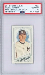 Allen & Ginter Nr. 2018 307 Brooklyn Back Mini 13/25 - Hideki Matsui PSA 10 - Bild 1 von 2