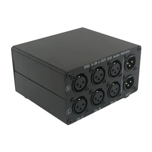 3 Way Hifi Signal Sources Selector 3-in 1-Out XLR Balanced Stereo Switcher - Picture 1 of 7