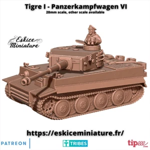 WW2 German Panzer VI - Tigre 1 Tank Set (3D PRINTED) - Picture 1 of 2