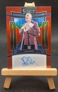 2024 Panini Select WWE - Signatures - Red Prizm - Gunther /99 Auto - Picture 1 of 2