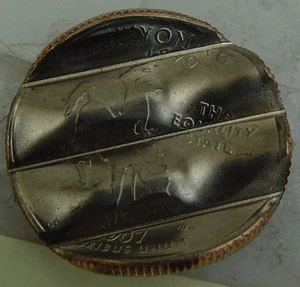 2007 Wyoming state Quarter - Waffled - Picture 1 of 2