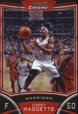 2008-09 Bowman Chrome X-Fractors Basketball Card #70 Corey Maggette /299