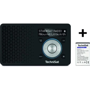 TechniSat DIGITRADIO 1 inkl. Ersatz-Akku Tragbares Radio DAB+ Schwarz/Silber - Bild 1 von 1