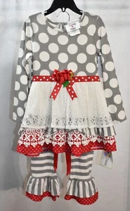 Counting Daisies Pant's & Top Set Size 6 Gray Girl's - Picture 1 of 14