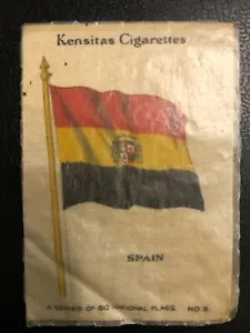 Cigarrillos Kensitas 1933 bandera de seda España #5 de 60 (336a) - Imagen 1 de 3