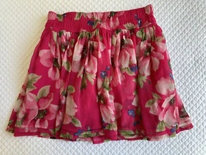 Gilly Hicks Floral Print Mini Skirt Women’s Size Small - Picture 1 of 4