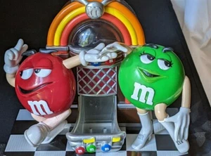 MM M&M's Rock and Roll Jukebox Candy Dispenser Red & Green - Bild 1 von 5