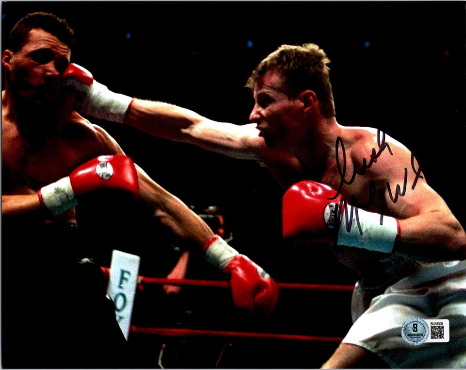 MICKY WARD SIGNED 8X10 PHOTO BECKETT BAS COA BOXING IRISH THE FIGHTER GATTI 6 - Image 1 of 1