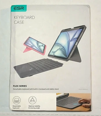 ESR iPad Air 11" (M3/M2) Flex Keyboard Case, Ultra-Light Detachable Keyboard - Image 1 of 4