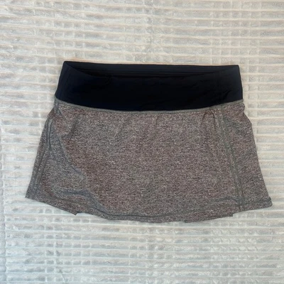Falda de tenis gris y negra para mujer Lululemon talla 6 Foto 1 de 4
