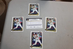 (5) Rookie Cards of 2025 Topps Series 2 Milwaukee Brewers #657 Isaac Collins - Picture 1 of 6