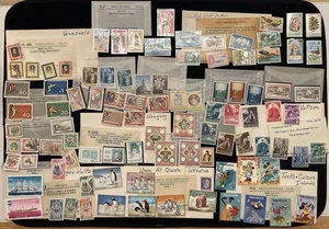 Stamps Lot Turks Caicos Vatican Ukraine Volta Venezuela Olympics Mint & Used - Picture 1 of 13