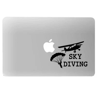 Funny Skydive Skydiving Humor Vinyl Decal Sticker Macbook Laptop Car Window Wall - Image 1 of 4