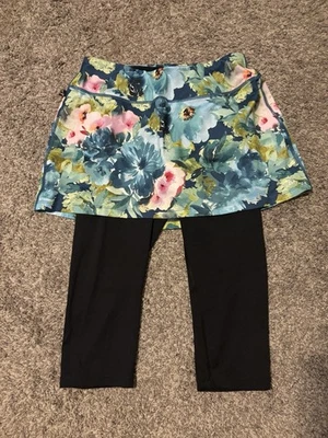 Saia Esportiva Lotta Breeze Capri Skort Preta Tamanho P - Imagem 1 de 3