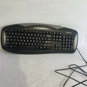 Gateway keyboard KB-0401 Black Wired Good Condition Tested Works - Picture 1 of 7