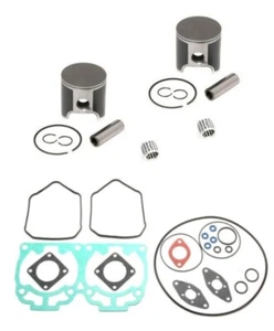 2003-09 Ski-Doo MXZ 600 HO/SDI Top End Rebuild Kit Pistons Bearings Gaskets - Picture 1 of 1