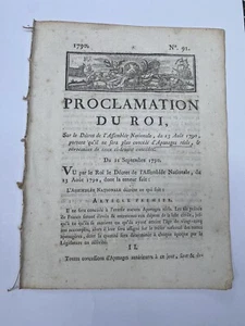 Révolution Française : Apanages réels, 1790 - Bild 1 von 3