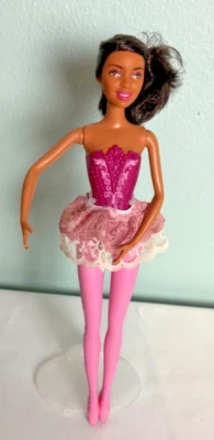 2015 Mattel AA Barbie Ballerina DHM58 K281 2001 Head Pink Legs Rigid Body - Image 1 of 4