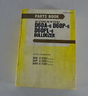 Catalogue de pièces/catalogue de pièces bulldozer Komatsu D60A-6/D60P-6/D60PL-6 à partir de 82