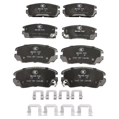 前后陶瓷刹车片适用于雪佛兰 Equinox GMC Terrain 2010 - 2017 — 第 1/4 张图片