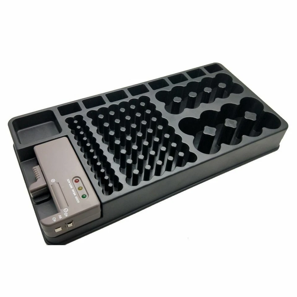 Battery Organiser Storage Box With Removable Battery Tester  Batteries AA AAA 9V - Image 1 of 4