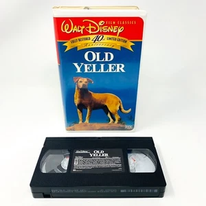 Walt Disney's Old Yeller VHS video tape, Film Classics, Tommy Kirk - Foto 1 di 10