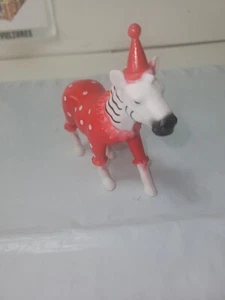 Party Animals Figure Ankyo Circus Birthday Cake Topper ZEBRA  Zoo Animal - Picture 1 of 6