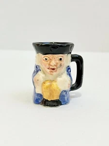 Shorter & Sons Staffordshire Pottery Figurine Mini England Colonial Toby Jug Mug - Picture 1 of 10