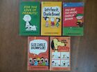 Five Charlie Brown Peanuts Books 1960's