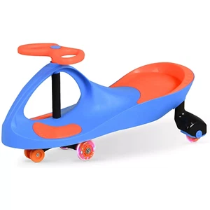 SWING CAR RIDE ON SWIVEL SCOOTER WIGGLE GYRO TWIST & GO KIDS RIDE-ON CAR AGE 2+ - Picture 1 of 9