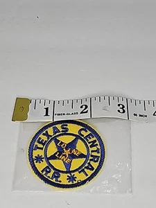 Vintage Unused Railroad Patch Texas Central Lone Star Line - Picture 1 of 2