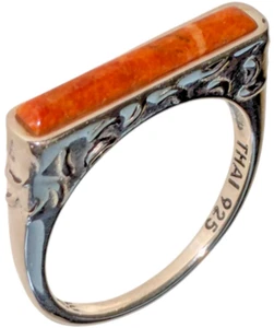 Studio Colral Barse Mother-of-Pearl .925 Sterling Silver Ring - Size 9 - Picture 1 of 1