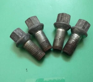 4 X AUDI Locking Wheel BOLTS REPLACEMENT GENUINE A1 A2 A3 A4 A5 A6 Q2 Q3 Q5 X4 - Picture 1 of 3