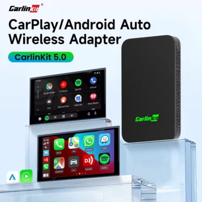 CarlinKit 5.0 2 Air Attivatore Wireless CarPlay Wireless Android Auto Wif - Immagine 1 di 4