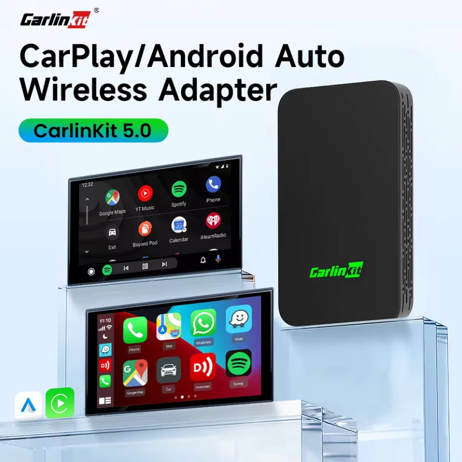 CarlinKit 5.0 2 Air Attivatore Wireless CarPlay Wireless Android Auto Wif - Immagine 1 di 4