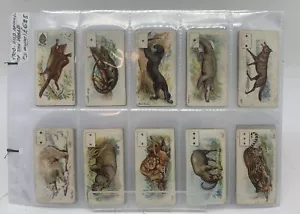 Tarjetas de cigarrillo Wills's Wild Animals of the World emitidas en 1906 completas 50 tarjetas - Imagen 1 de 11