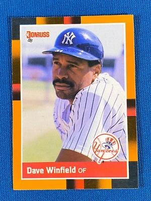1988 Donruss Dave Winfield Baseball's Best Card #244 SET BREAK New York Yankees - Image 1 of 2
