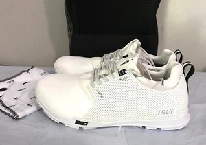 Scarpe da golf uomo NUOVE Original by True Linkswear - taglia 9 - bianco puro - Foto 1 di 8