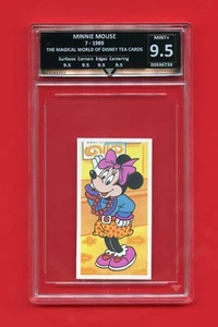 Grade 9.5 Minnie Mouse The Magical World Of Disney 1989 Tea Card Ref246 - Picture 1 of 2