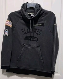 Nike Seahawks Military Salute to Service Sweatshirt Gr. Small grau NFL Seattle - Bild 1 von 9