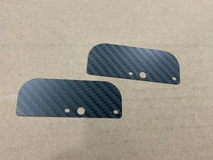 CARBON FIBER SPLASH GUARDS for Arrma TLR Tuned Typhon 6s 2 pcs - Picture 1 of 2