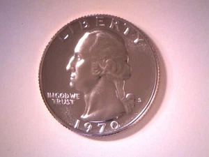 1970 S Proof Washington Quarter 25c **FREE SHIPPING** - Picture 1 of 2