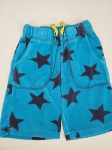 Mini Boden Star Toweling Shorts size 5 blue cover up - Picture 1 of 2