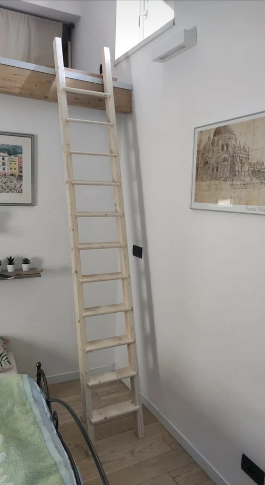 Scala Scaletta in legno Per Soppalco ,letto A Castello cameretta soffitta ...... - Bild 1 von 4