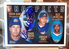 1996 Topps #435 Vladimir Guerrero JSA COA Signed Autographed Expos Rookie HOF