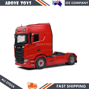 Solido 1:24 Scale Scania 580S Highline Spicy Red Semi Truck Diecast Toy - Picture 1 of 5