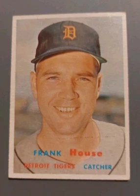 1957 TOPPS FRANK HOUSE BASEBALL CARD #223 - Image 1 of 2