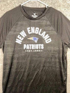 Fanatics new england patriot shirt NFL XL Black With Ghost Design - Picture 1 of 11