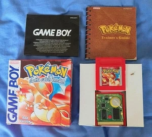 Pokémon Red Version Nintendo Game Boy, 1999 Boxed W/New Battery🔋VGC Genuine. - Picture 1 of 24